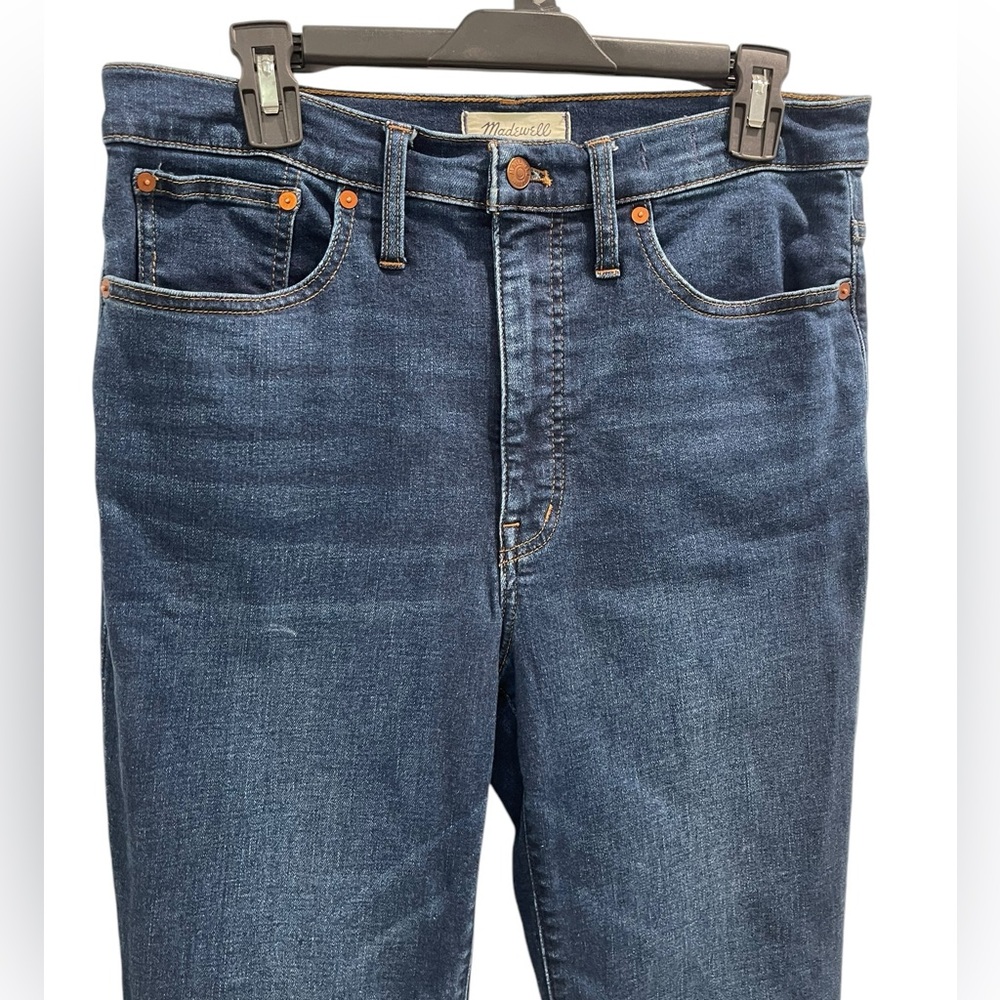 Madewell Skinny Flare Dark Washed Blue Jeans Women’s Size 30 - Picture 2 of 13